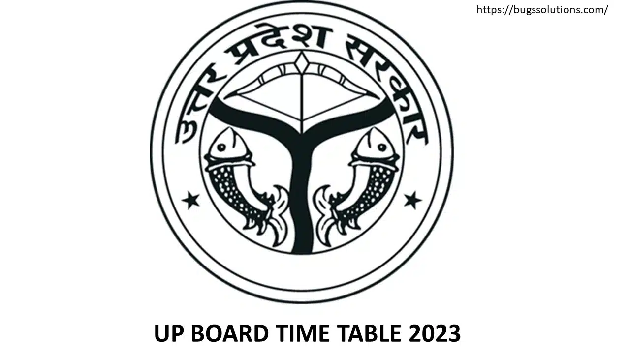 Up board time table