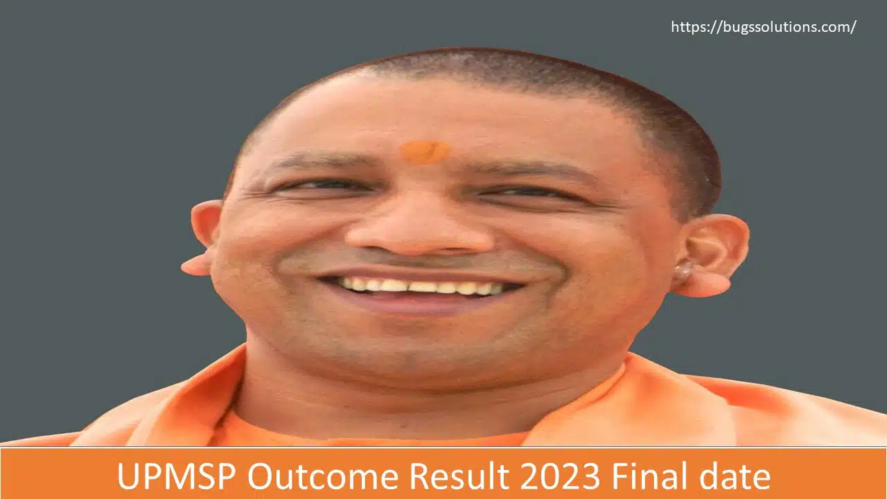 UPMSP Outcome Result 2023 Final date