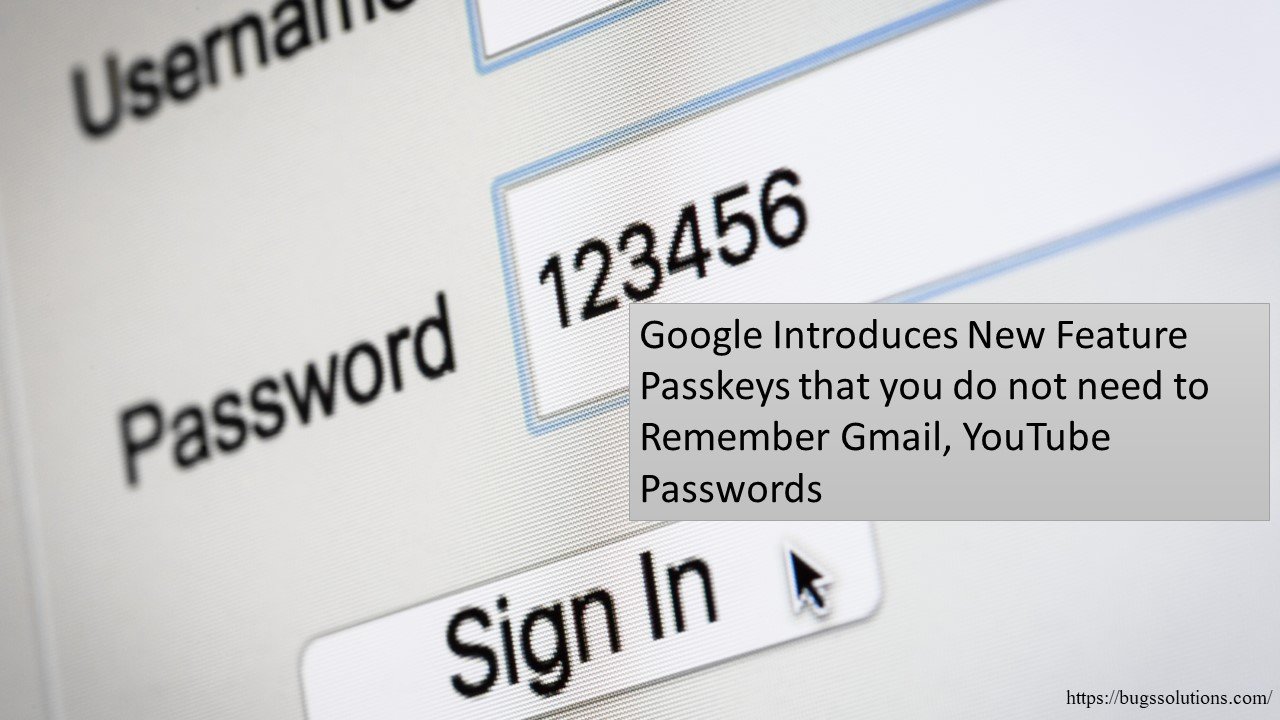 Google announced an important update to assist users who frequently experience problems remembering passwords. A fingerprint, face scan, or screen lock PIN can now be used to get into your Google account thanks to the company's integration of Passkeys. In fundamental terms, that means you don't need a password to use Gmail and YouTube when they're linked to the same Google account. How does it function?