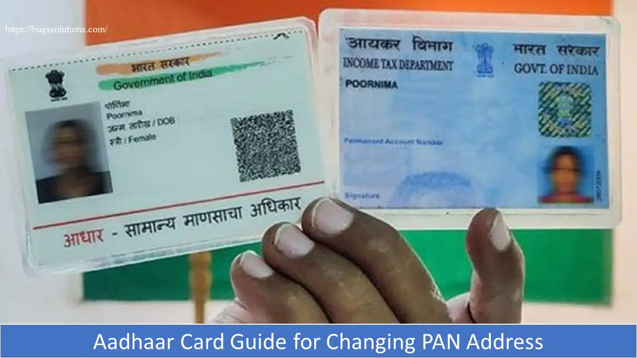 Aadhaar Card Guide for Changing PAN Address