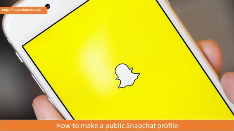 How to make a public Snapchat profile