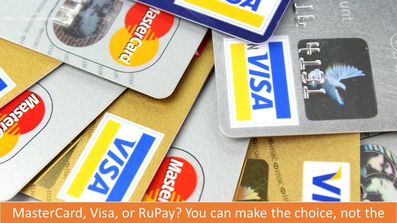 Difference between rupay, visa, and Mastercard