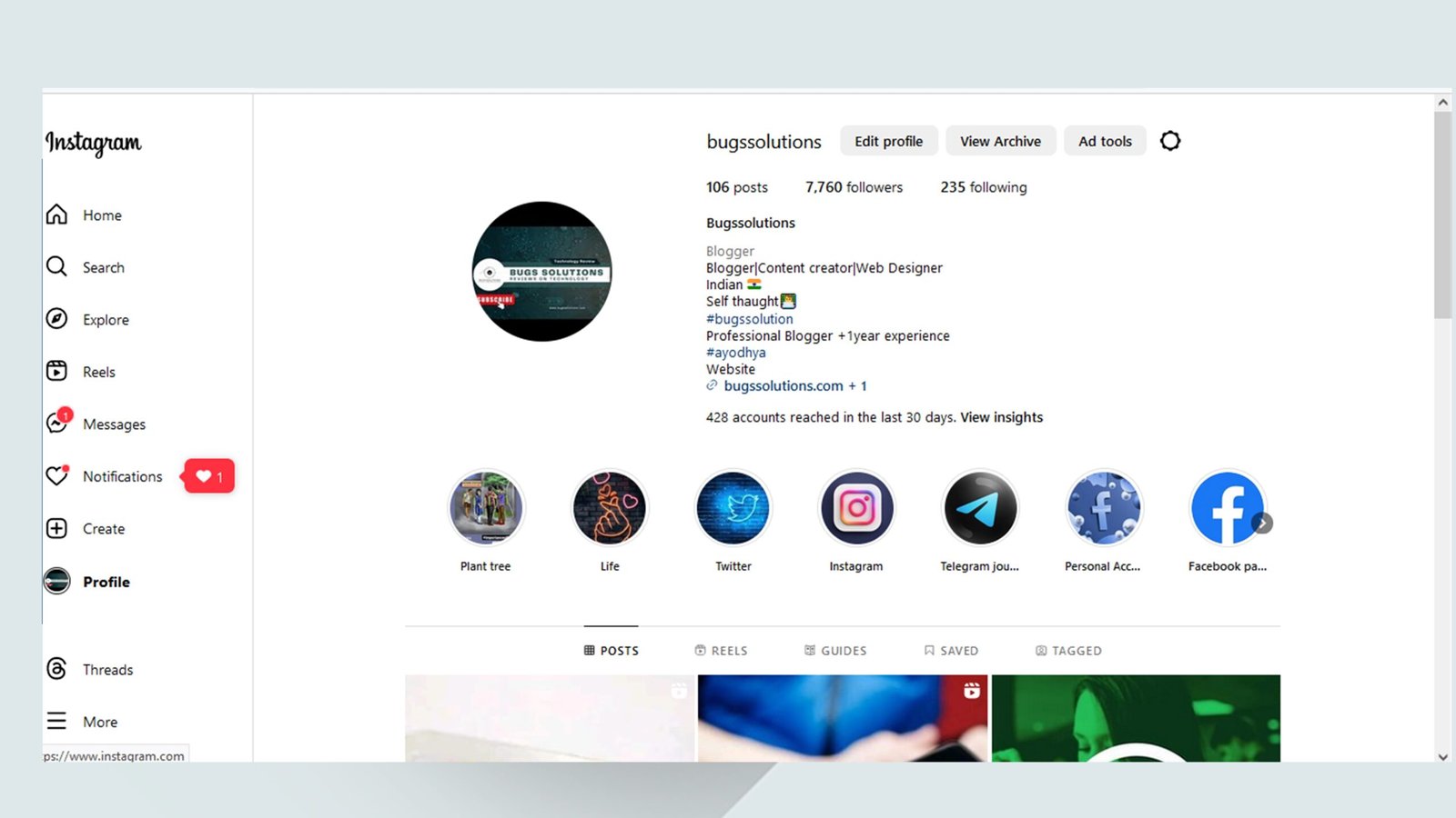 How to use Instagram in a web browser