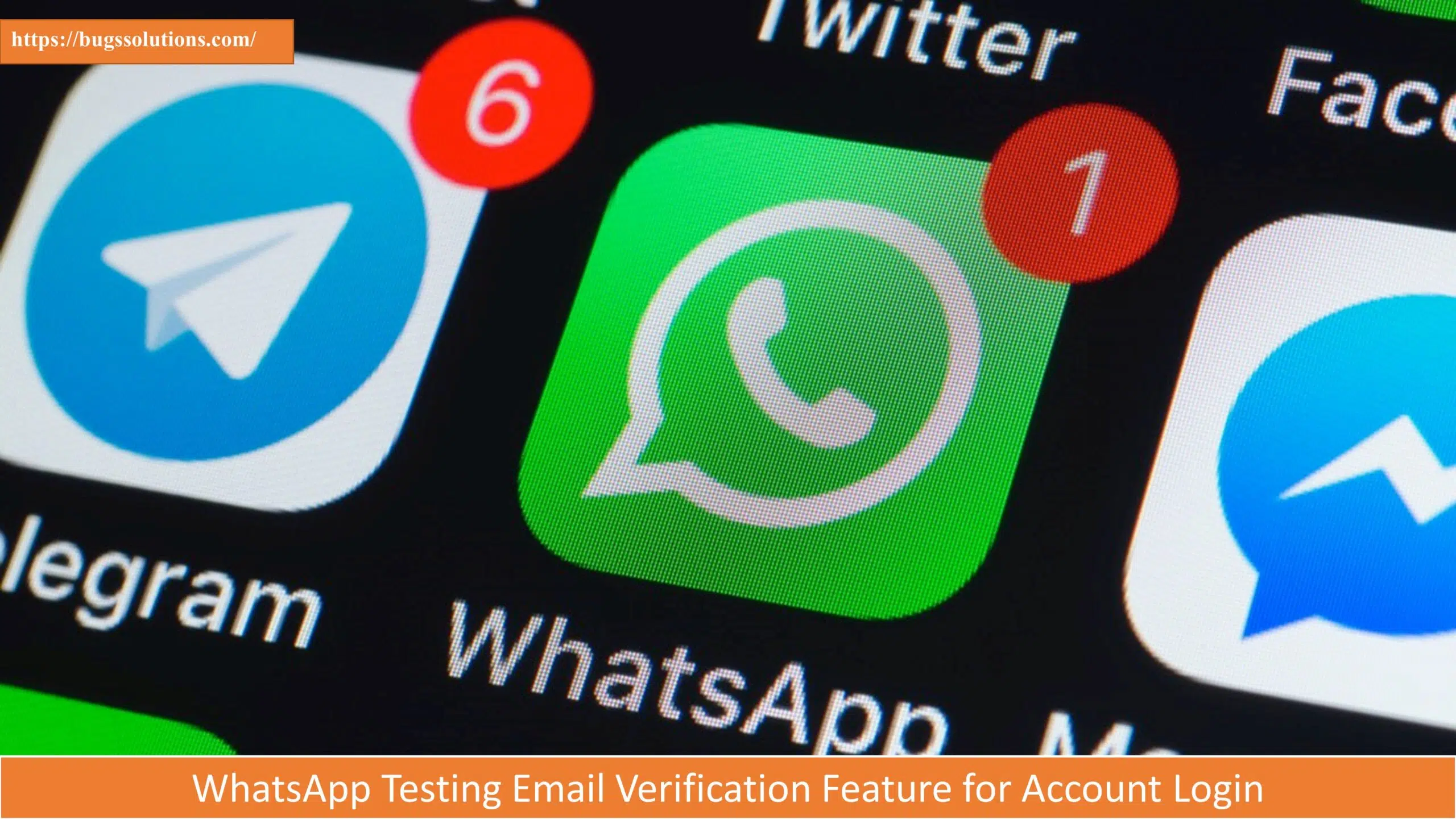 WhatsApp Testing Email Verification Feature for Account Login
