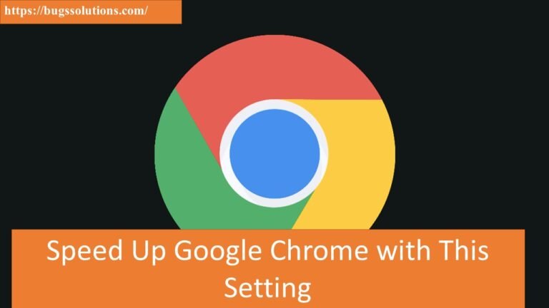 Speed Up Google Chrome with This Setting