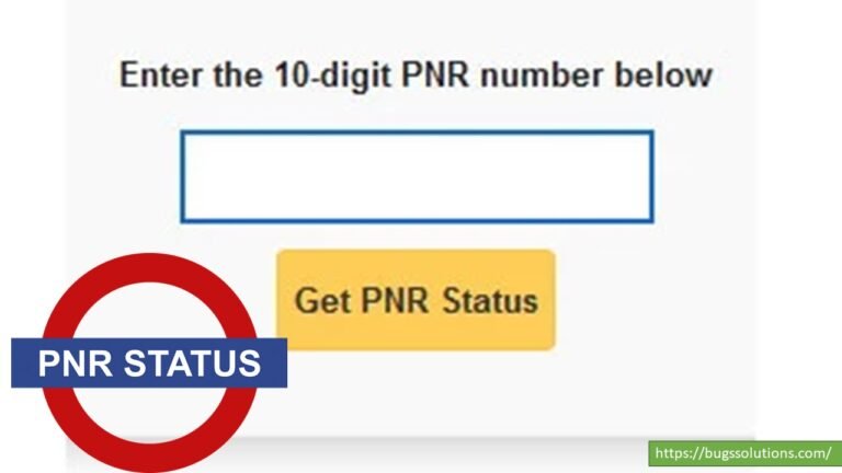 Check IRCTC PNR Status | PNR Enquiry