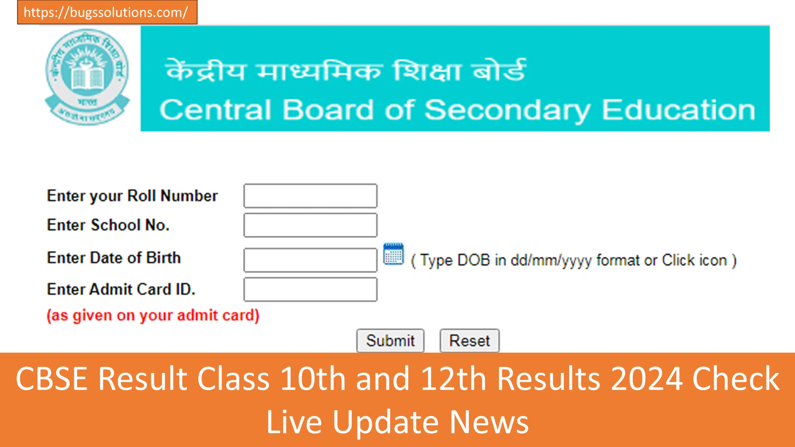 CBSE Result Class 10th and 12th Results 2024 Check Live Update News