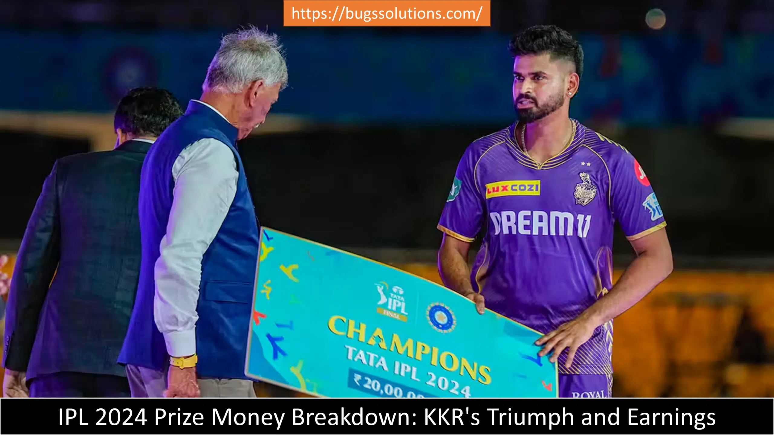 IPL 2024 Prize Money Breakdown KKR's Triumph and Earnings