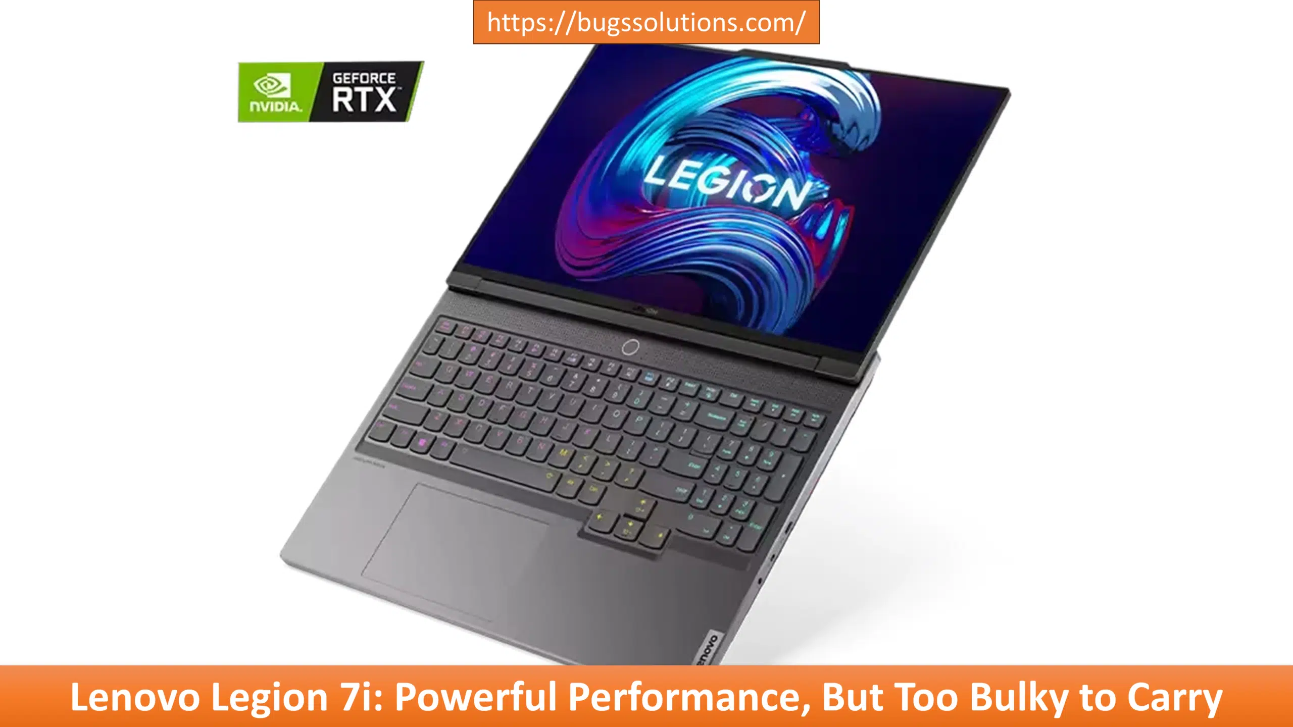 Lenovo Legion 7i: Powerful Performance, But Too Bulky to Carry