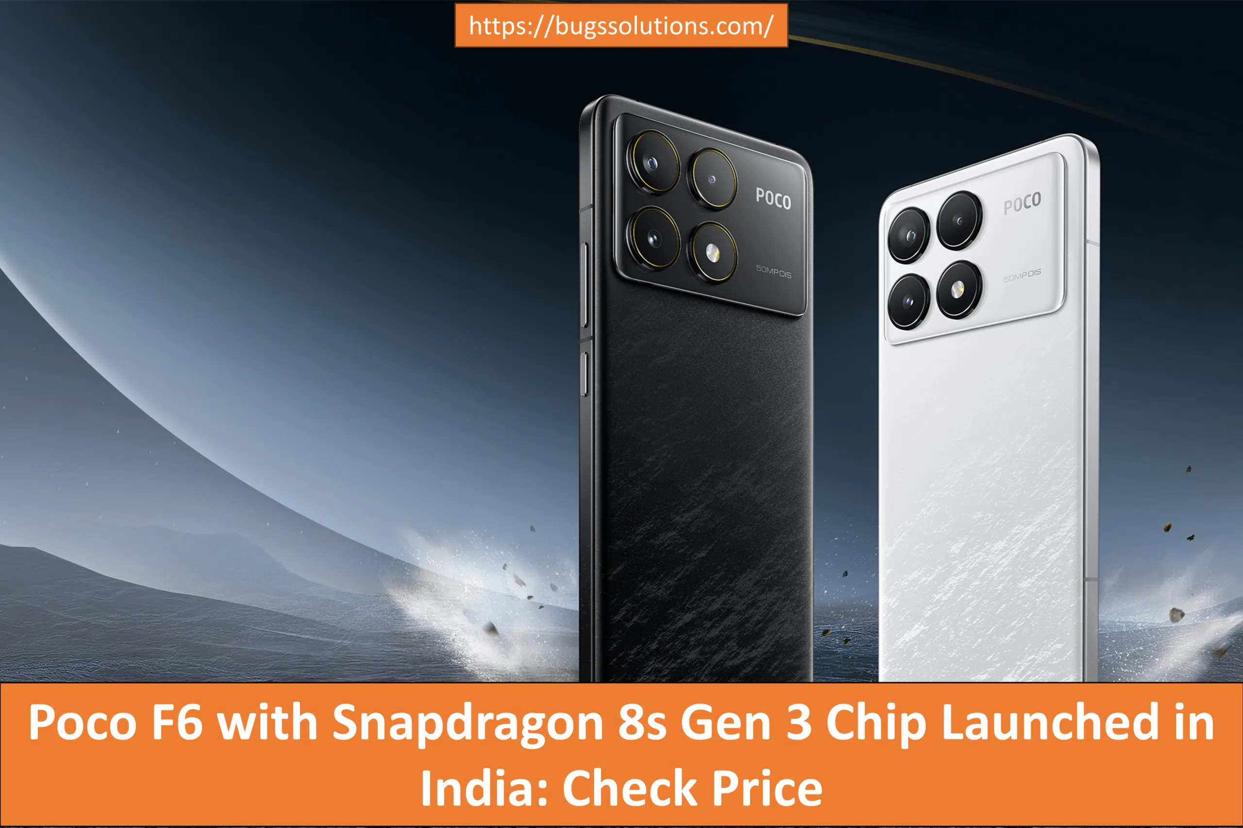 Poco F6 with Snapdragon 8s Gen 3 Chip Launched in India: Check Price