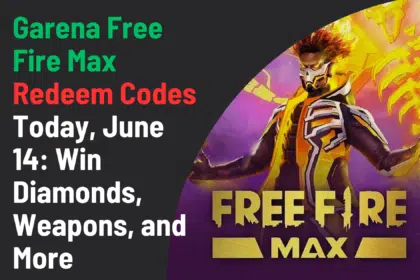 Garena Free Fire Max Redeem Codes Today, June 14: Win Diamonds, Weapons, and More