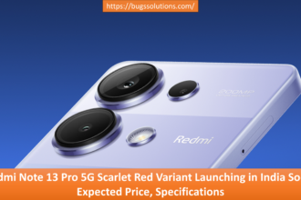 Redmi Note 13 Pro 5G Scarlet Red Variant Launching in India Soon Expected Price, Specifications
